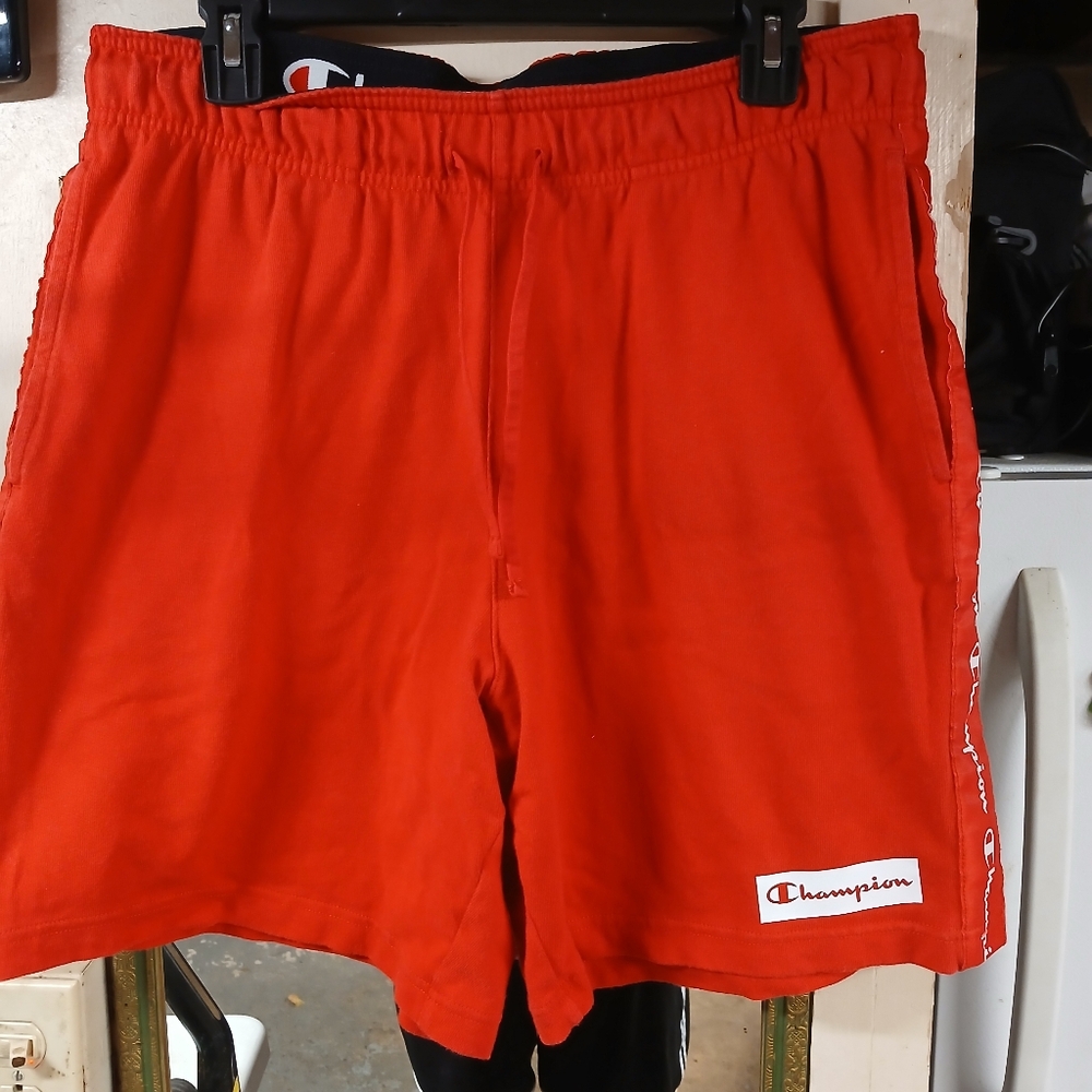 Champion Men's Athletic Red Shorts